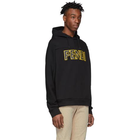 fendi hoodie black